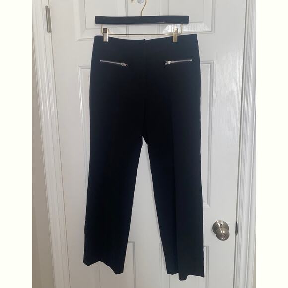 L.A.M.B. Fall 2008 Gwen Stefani Y2K Zipper Straight Leg  Pants Size 8 - Picture 1 of 5